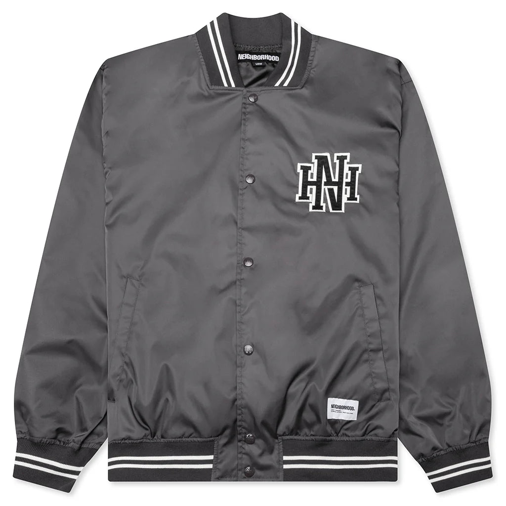 Baseball Jacket Charcoal