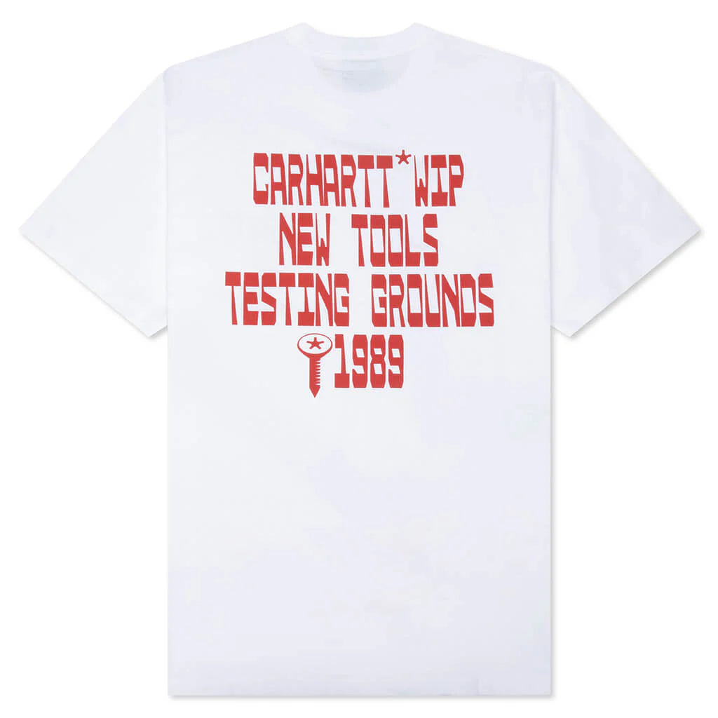 S S Blocks T Shirt White