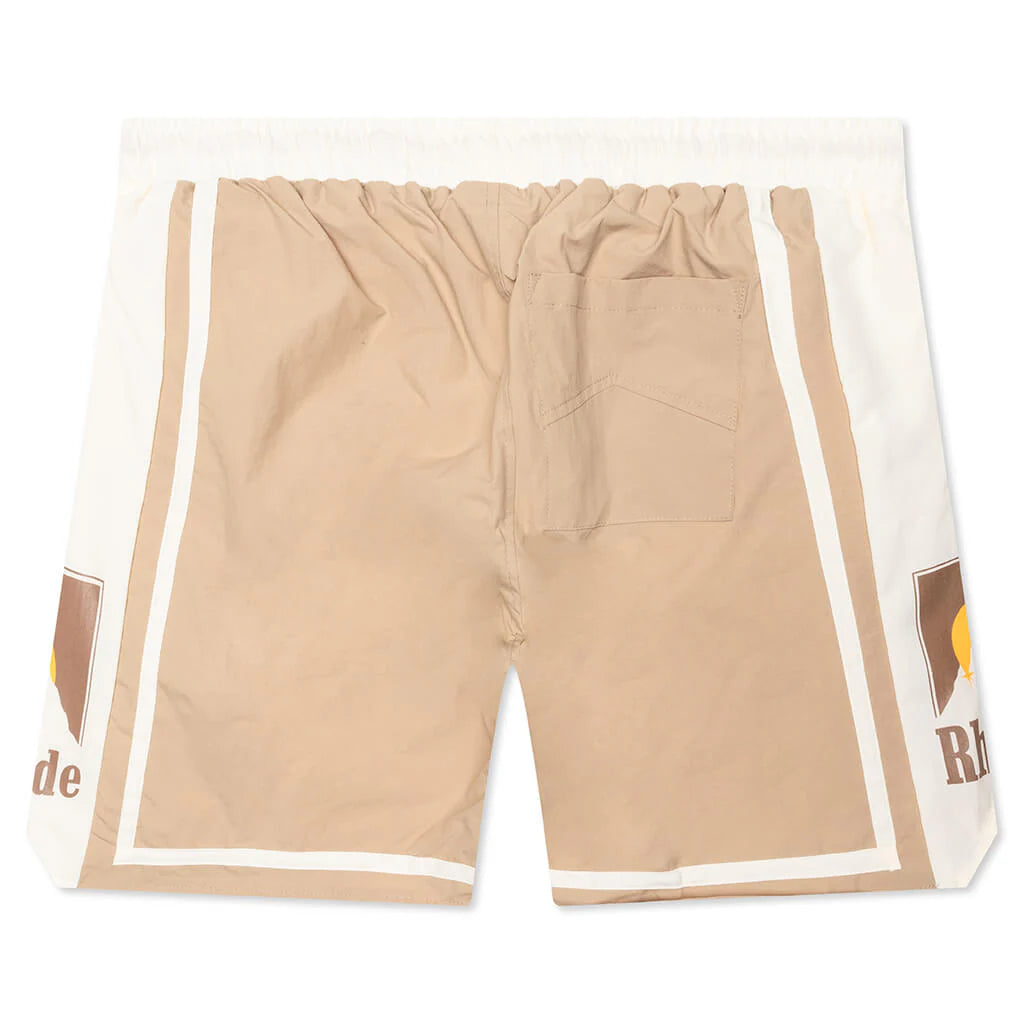 Rhude Moonlight Shorts Tan Off White