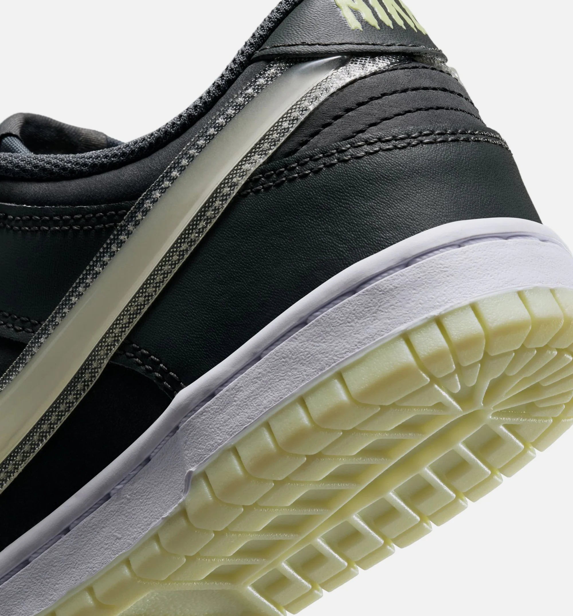 Dunk Low Glow In The Dark Grade School Lifestyle Shoe Iron Grey Lime Ice White Cool Grey