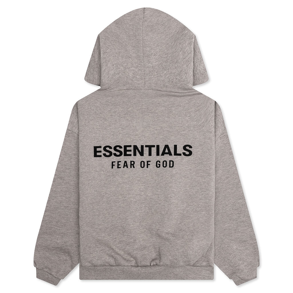 Kids Fleece Hoodie Heather Gray