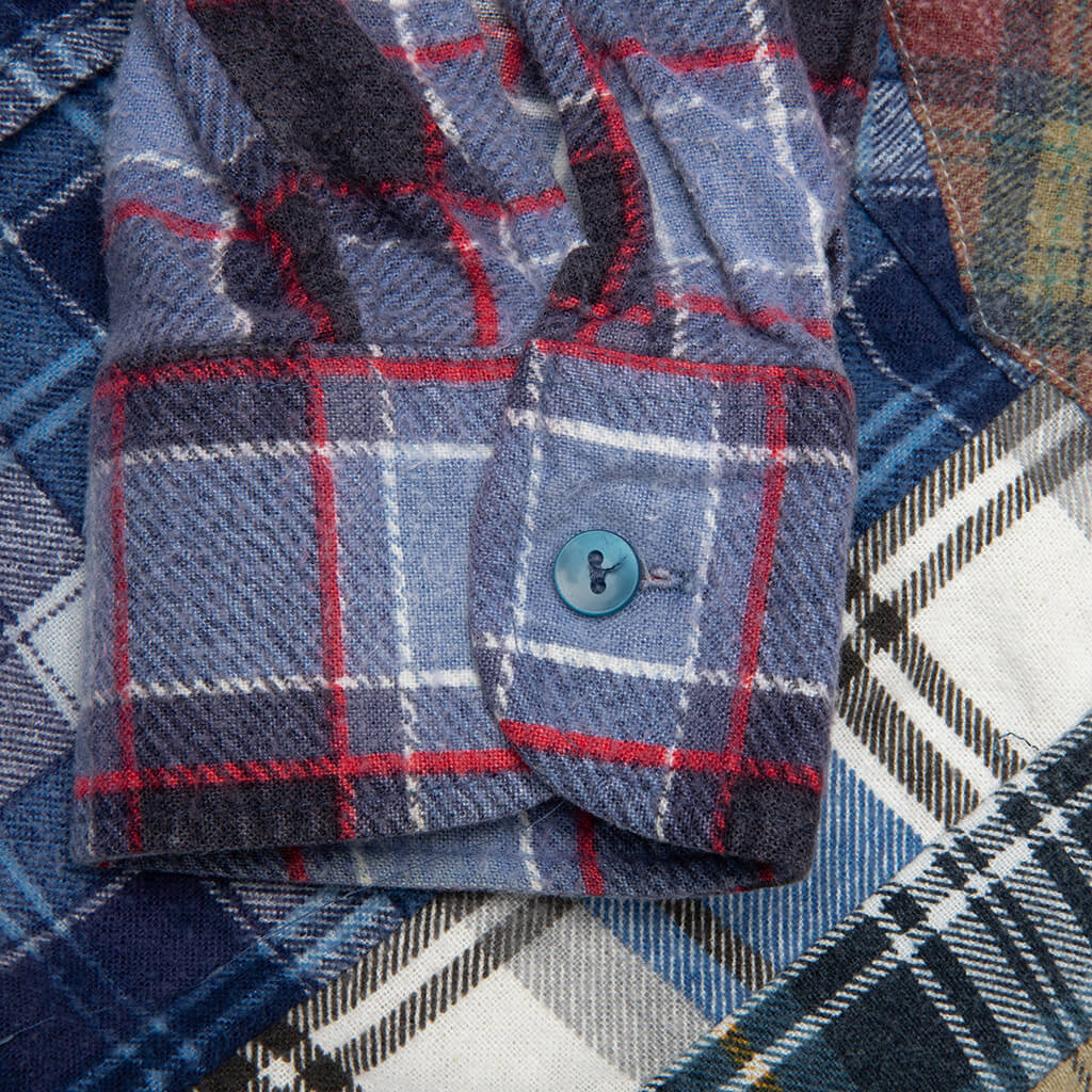 7 Cuts Flannel Shirt Assorted
