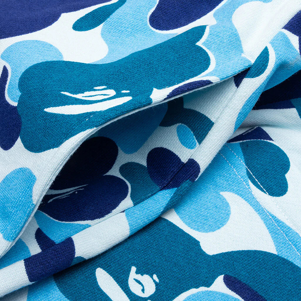 ABC Camo Shark Sweat Shorts Blue