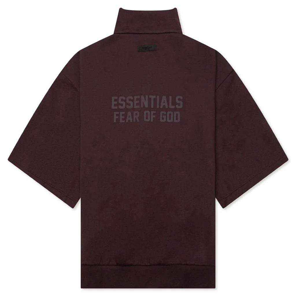 3 4 Half Zip Plum
