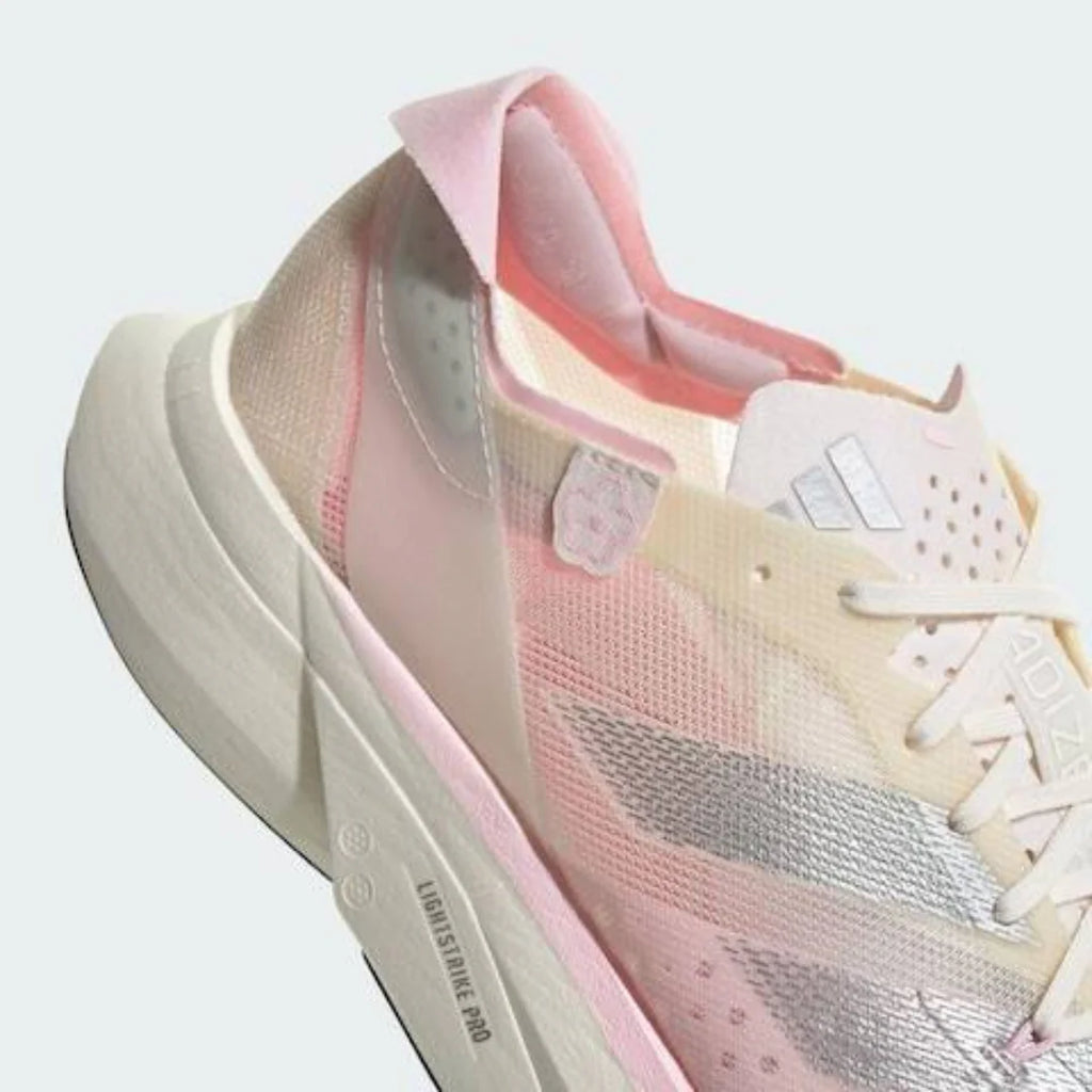 Adidas Adizero Adios Pro 3 Branco Rosa Claro
