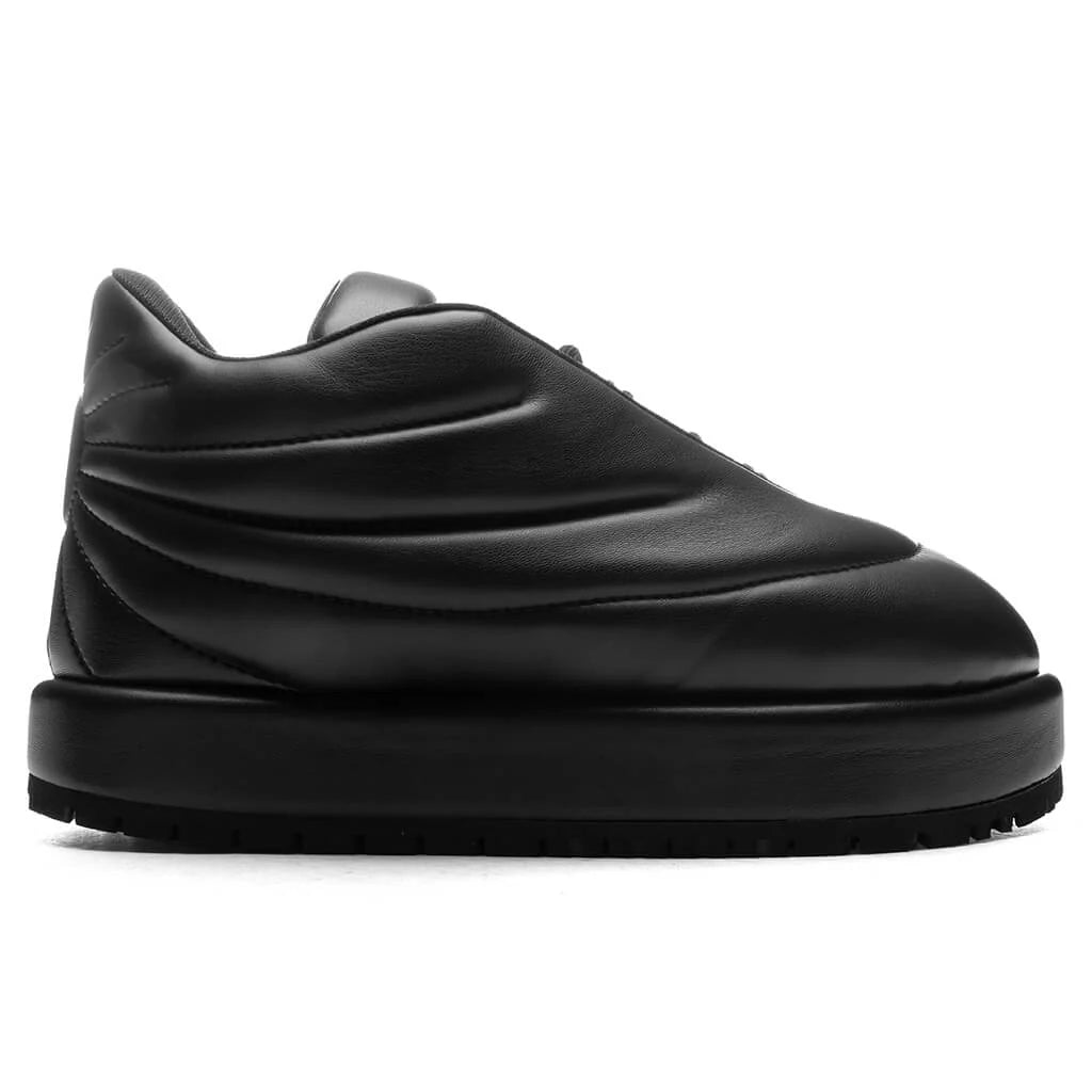 Lace Up Embroidery Nuvola Pluto Black