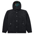 Trees in Wind Puffer Jacket Black
