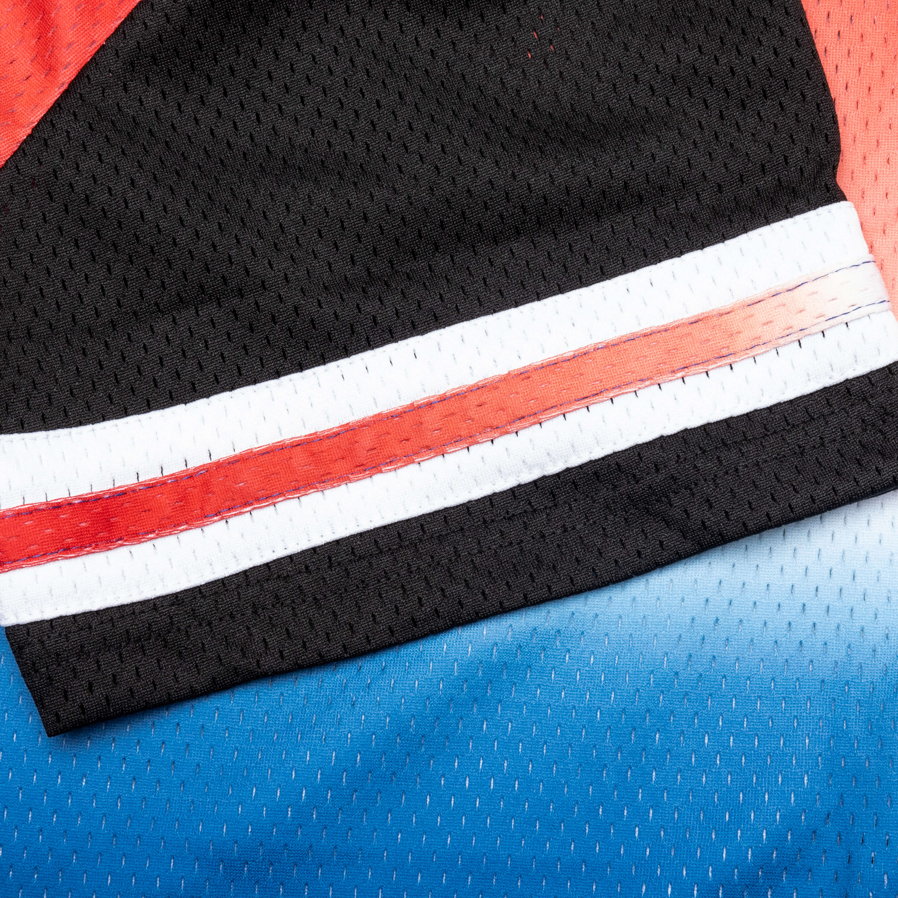 Mesh Football Jersey Black Multi