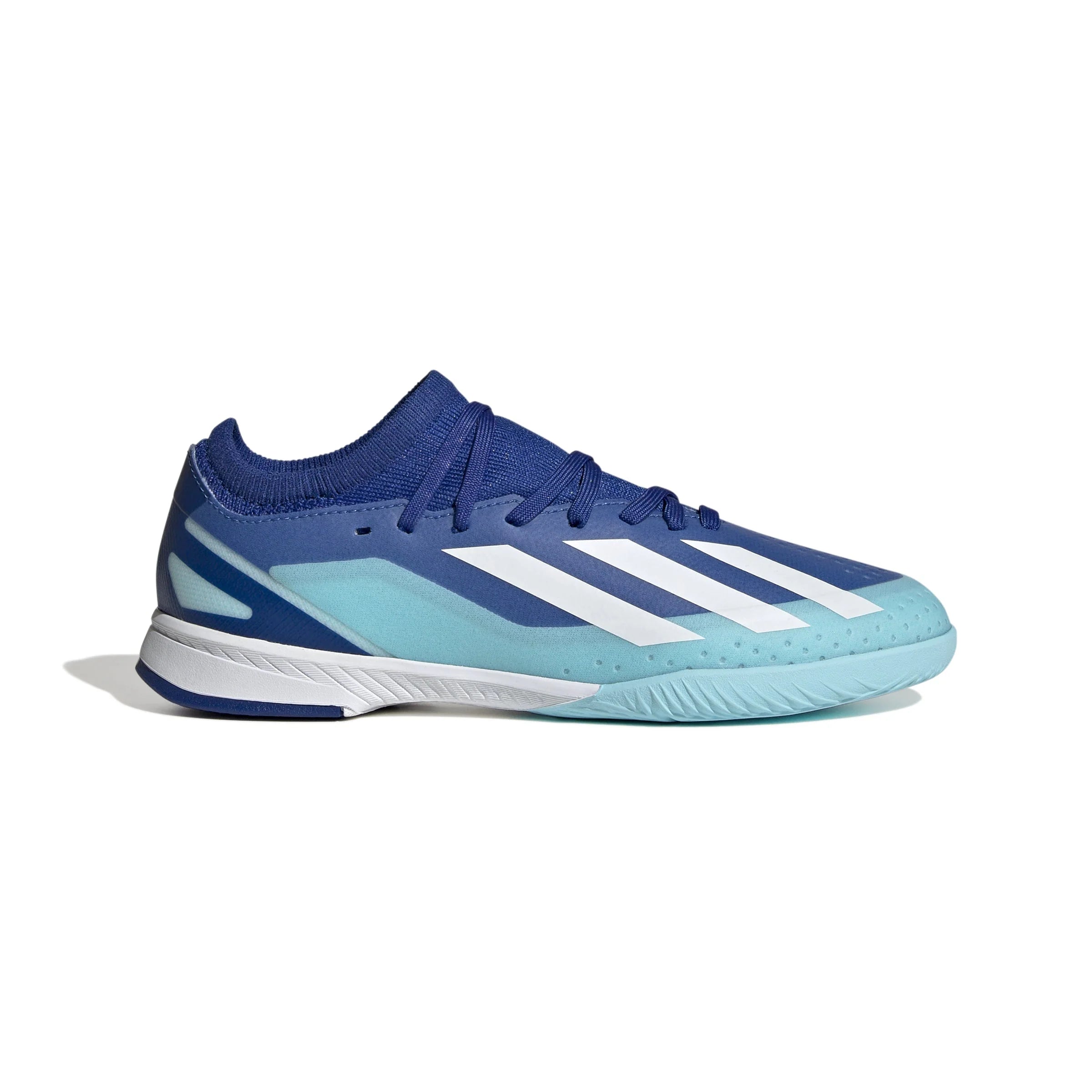 adidas X Crazyfast3 IN Junior Indoor Soccer Shoes Royal White