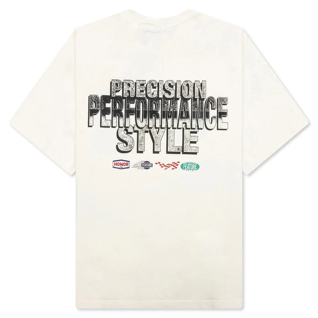 Feature x Honor The Gift Precision Graphic Tee White