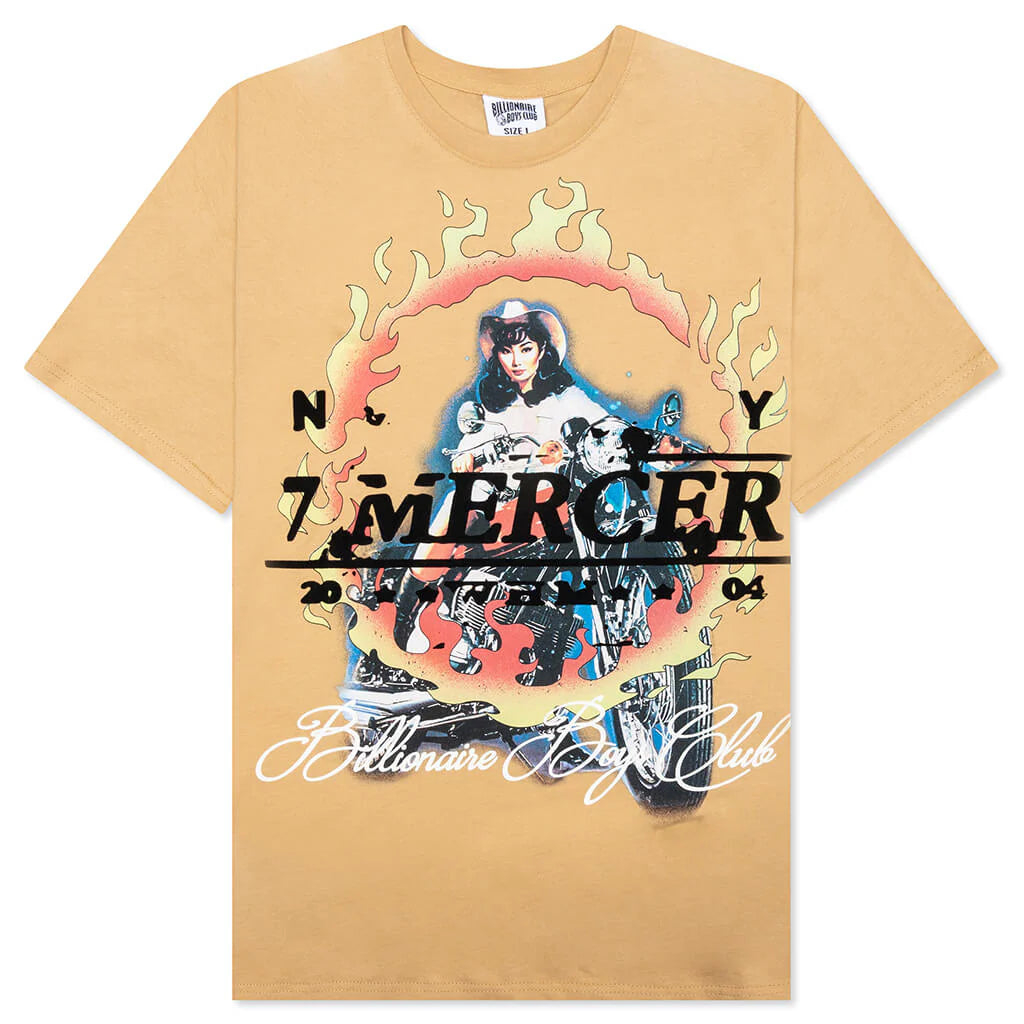 BB Oversized Fit Mercer MC S S Knit Curry