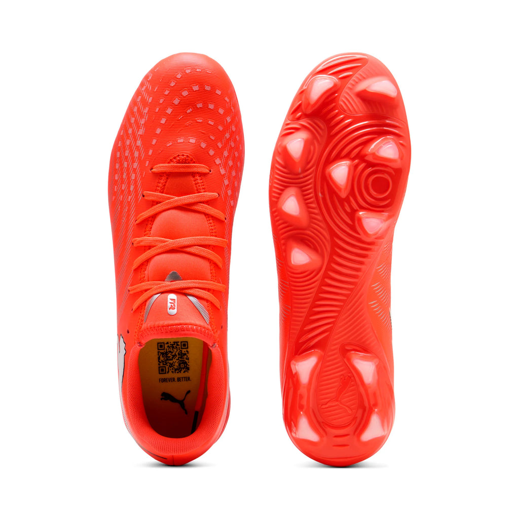 PUMA Future 9 Play FG AG Firm Multi Ground Mens Soccer Cleats Red White Black