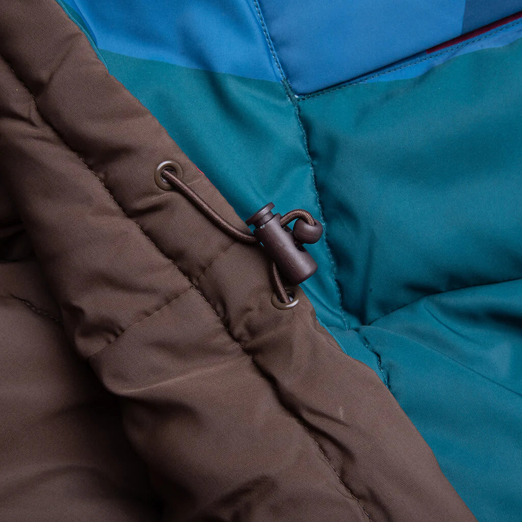 Protect The Sun Reversible Puffer Jacket Brown