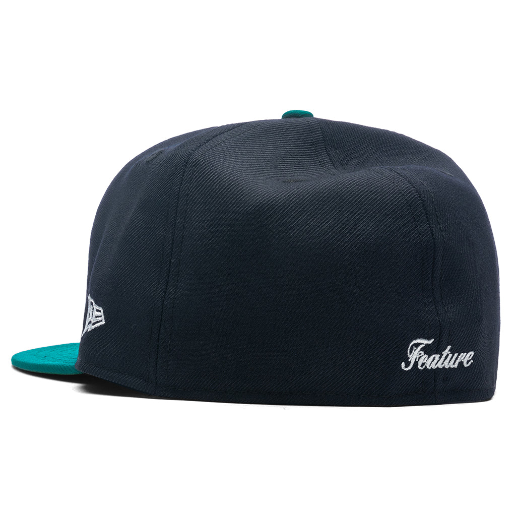 Feature x New Era 59FIFTY Fitted Wool Navy Teal