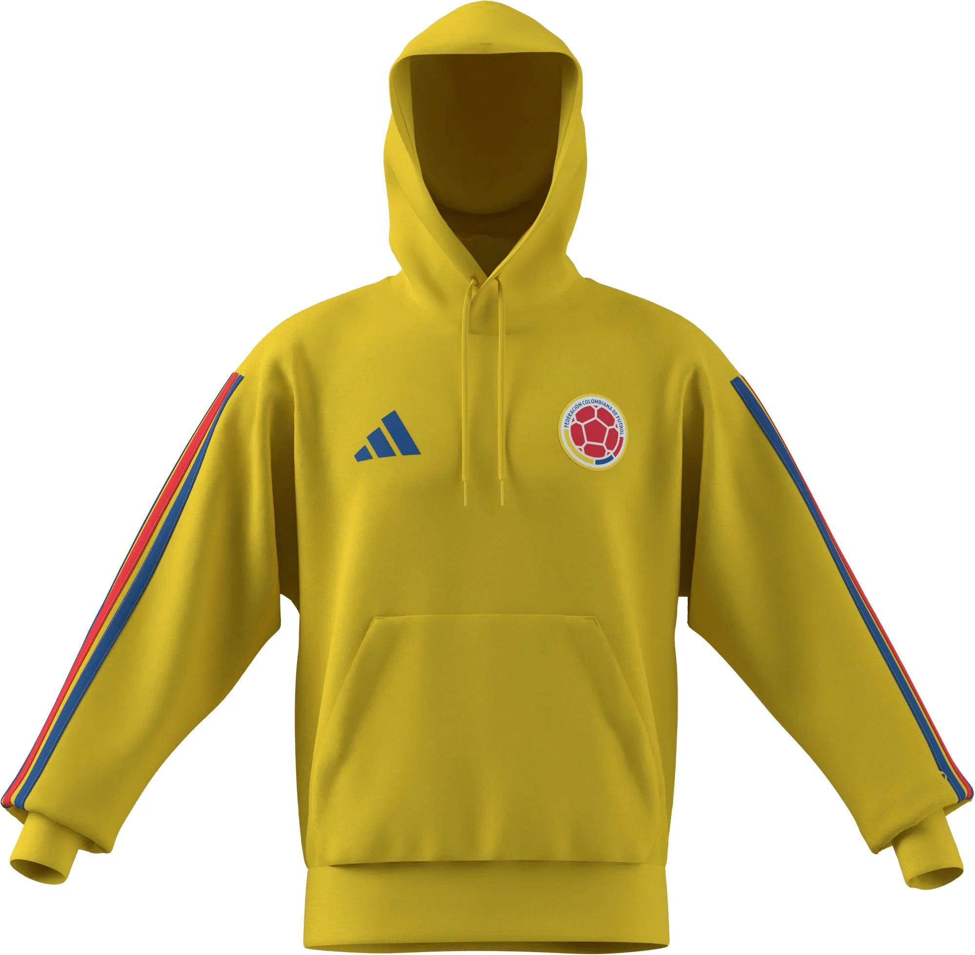 adidas Colombia DNA Soccer Fleece Hoodie Yellow