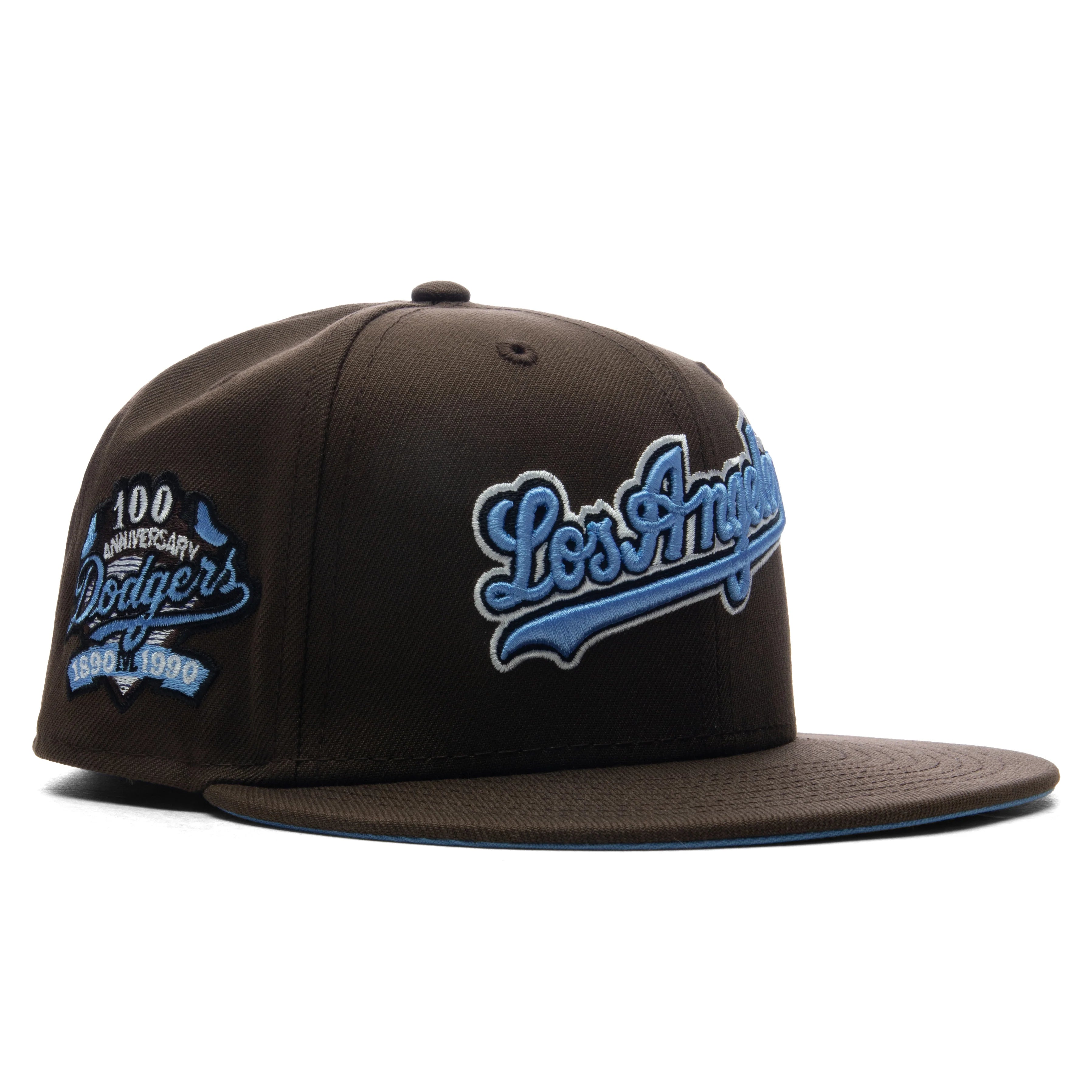 FEATURE x New Era 59FIFTY Fitted LA Dodgers Cooperstown Walnut Blue