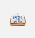 Space Helmet Trucker Mens Hat Beige Blue