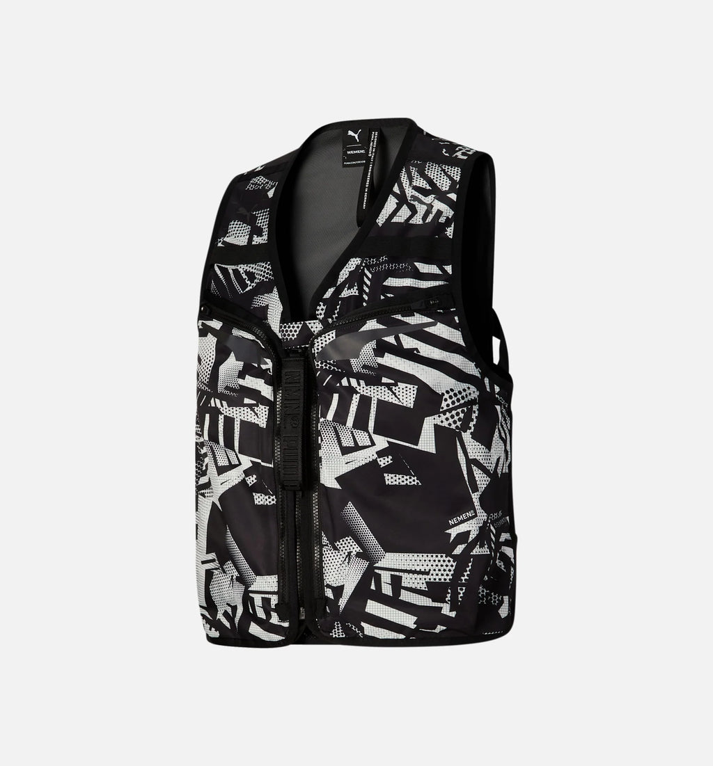 Nemen Utility Mens Vest Black White