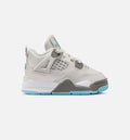 Air Jordan 4 Retro Blue Chill Infant Toddler Lifestyle Shoe Photon Dust Blue Chill Flat Pewter White Blue Tint