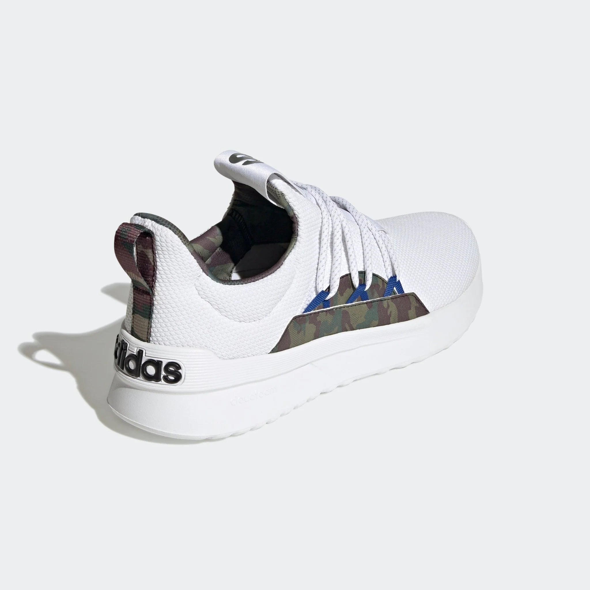 adidas Lite Racer Adapt 4 Cloudfoam Lifestyle Running Slip On Shoes Whjite Royal