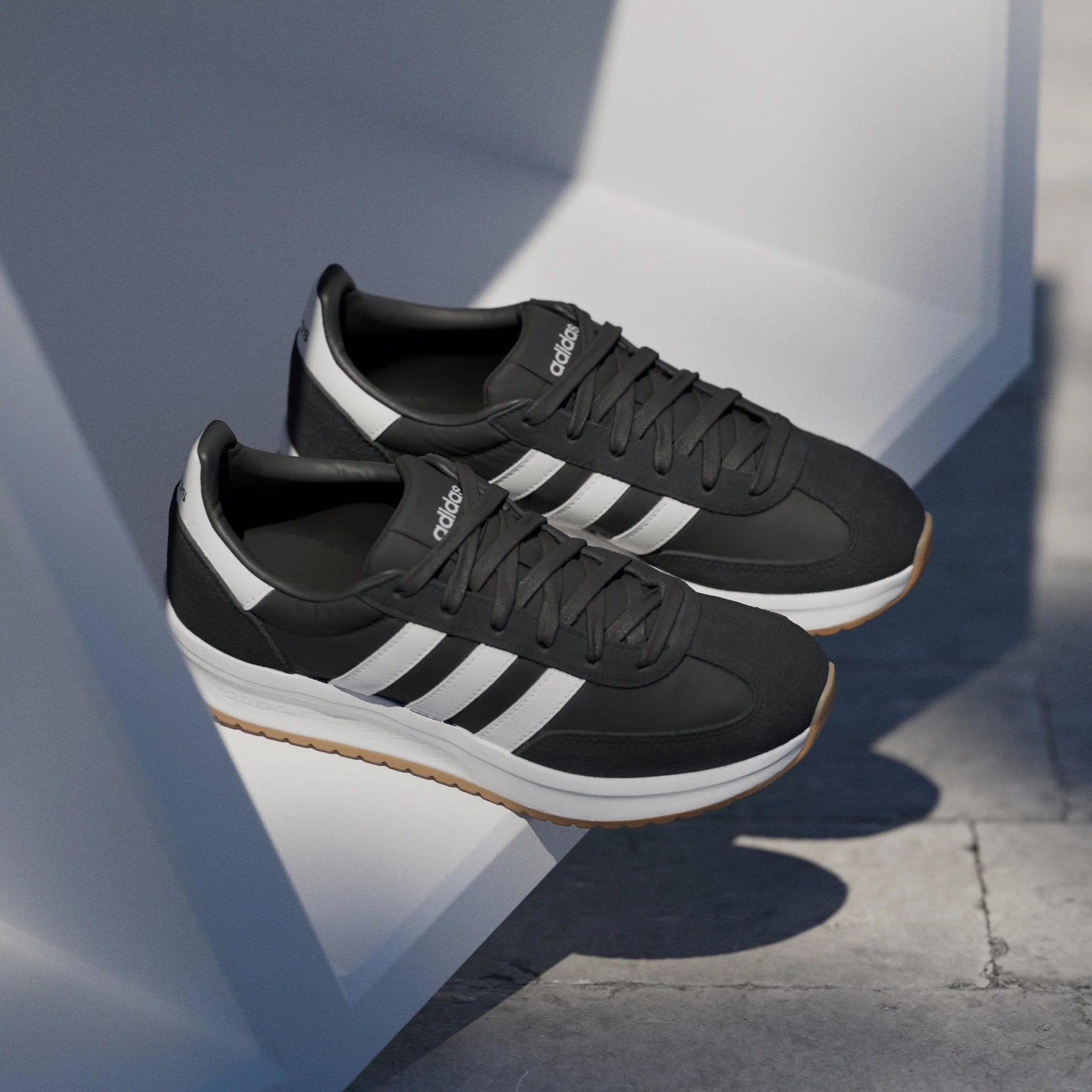 adidas Run 70 20 Shoes Black White
