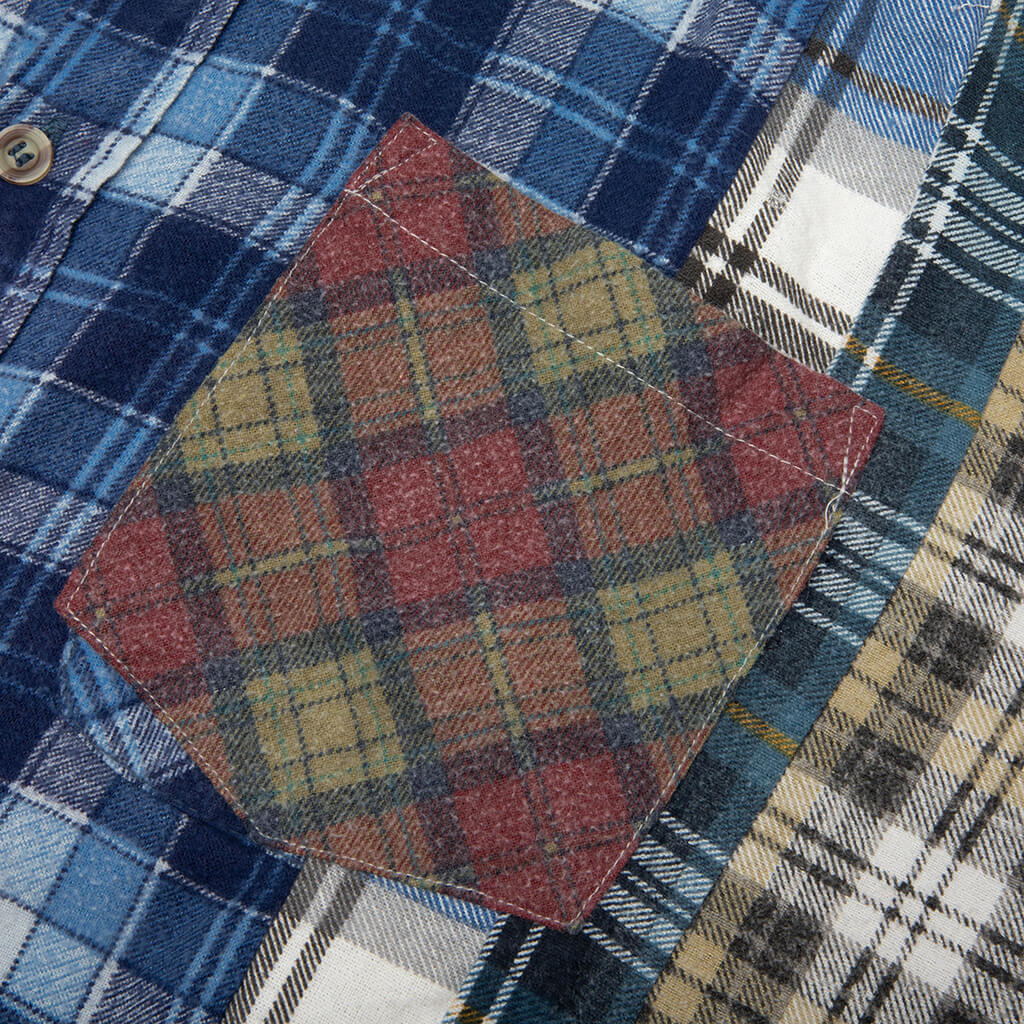 7 Cuts Flannel Shirt Assorted