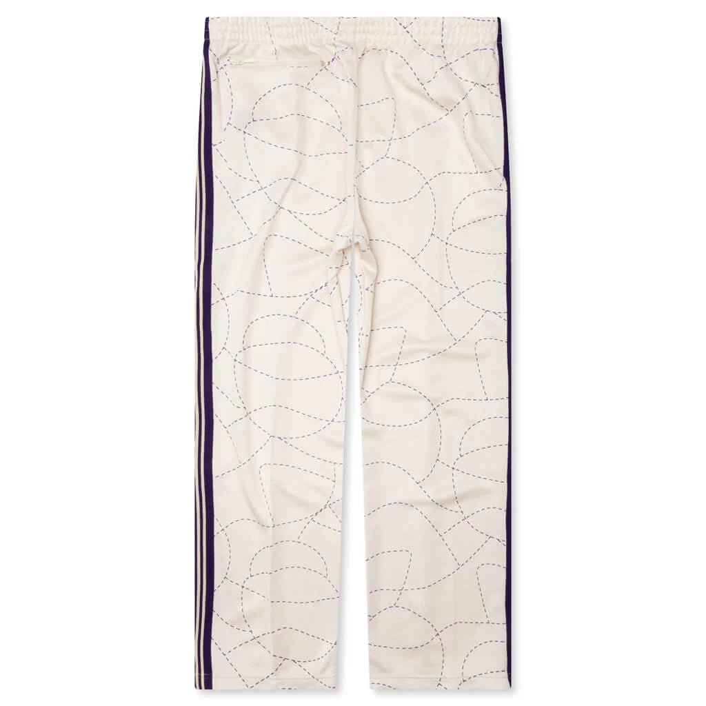 Needles x DC Shoes Track Pant Poly Smooth Ivory