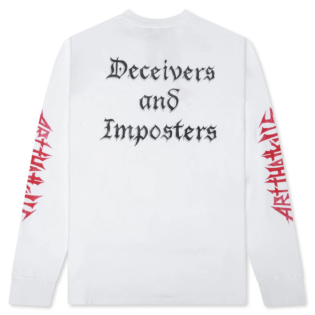 The World Is Ours L S Tee Clean White