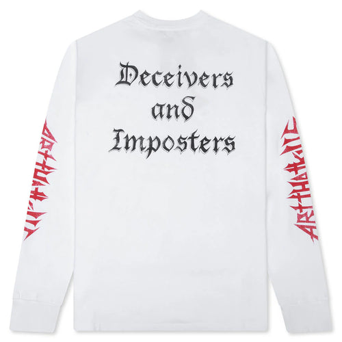 The World Is Ours L S Tee Clean White