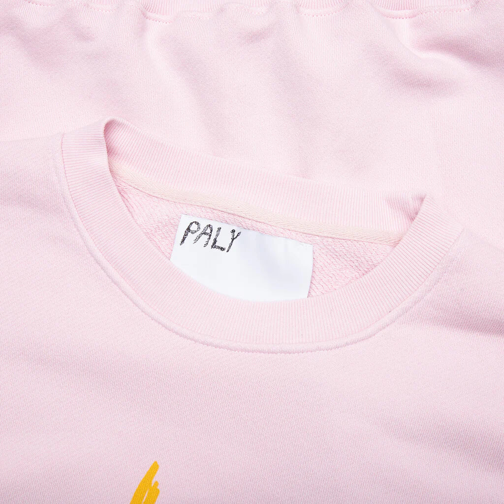 Sum One in Hollywood Luvs Me Crewneck Sweatshirt Pink