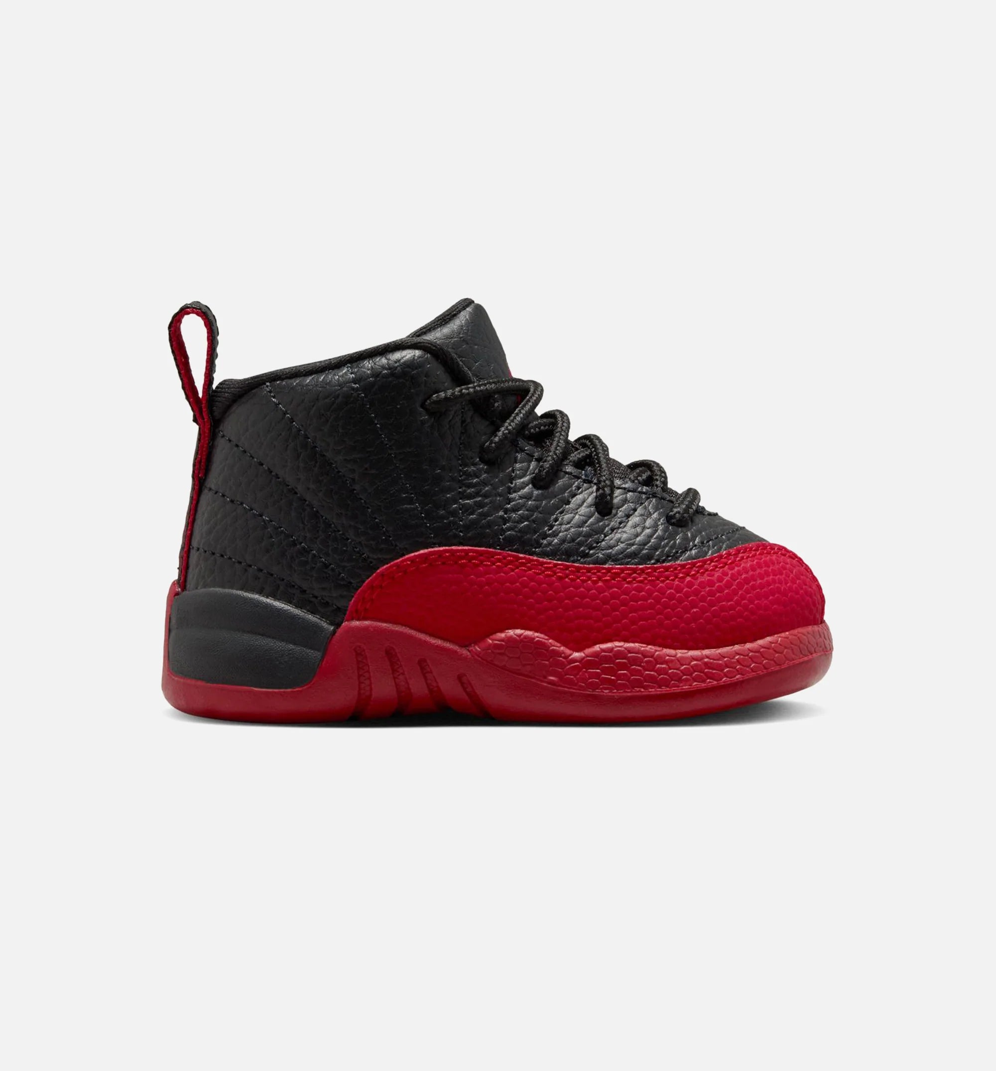Air Jordan 12 Retro Flu Game Infant Toddler Lifestyle Shoe Black Varsity Red