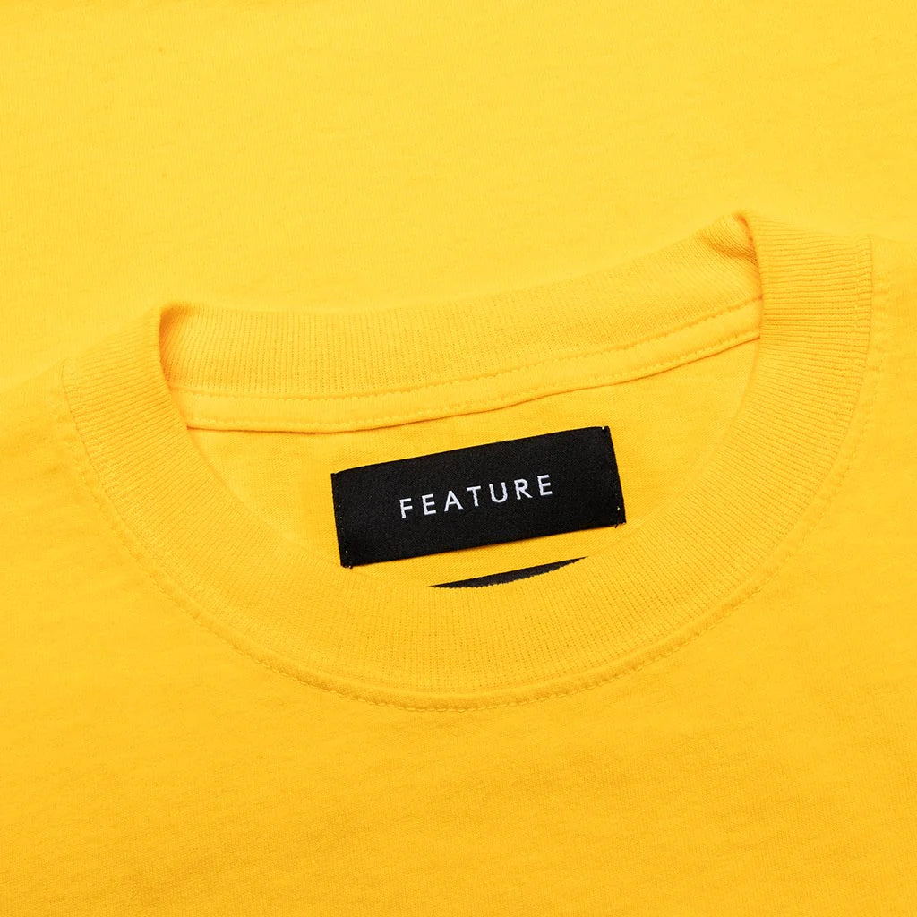 Feature x ASU Crest Tee Spectra Yellow