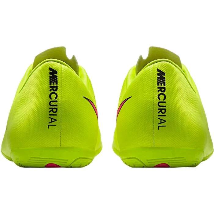Nike JR Mercurial Victory V IC Youth Indoor Soccer Shoes Volt Black Pink