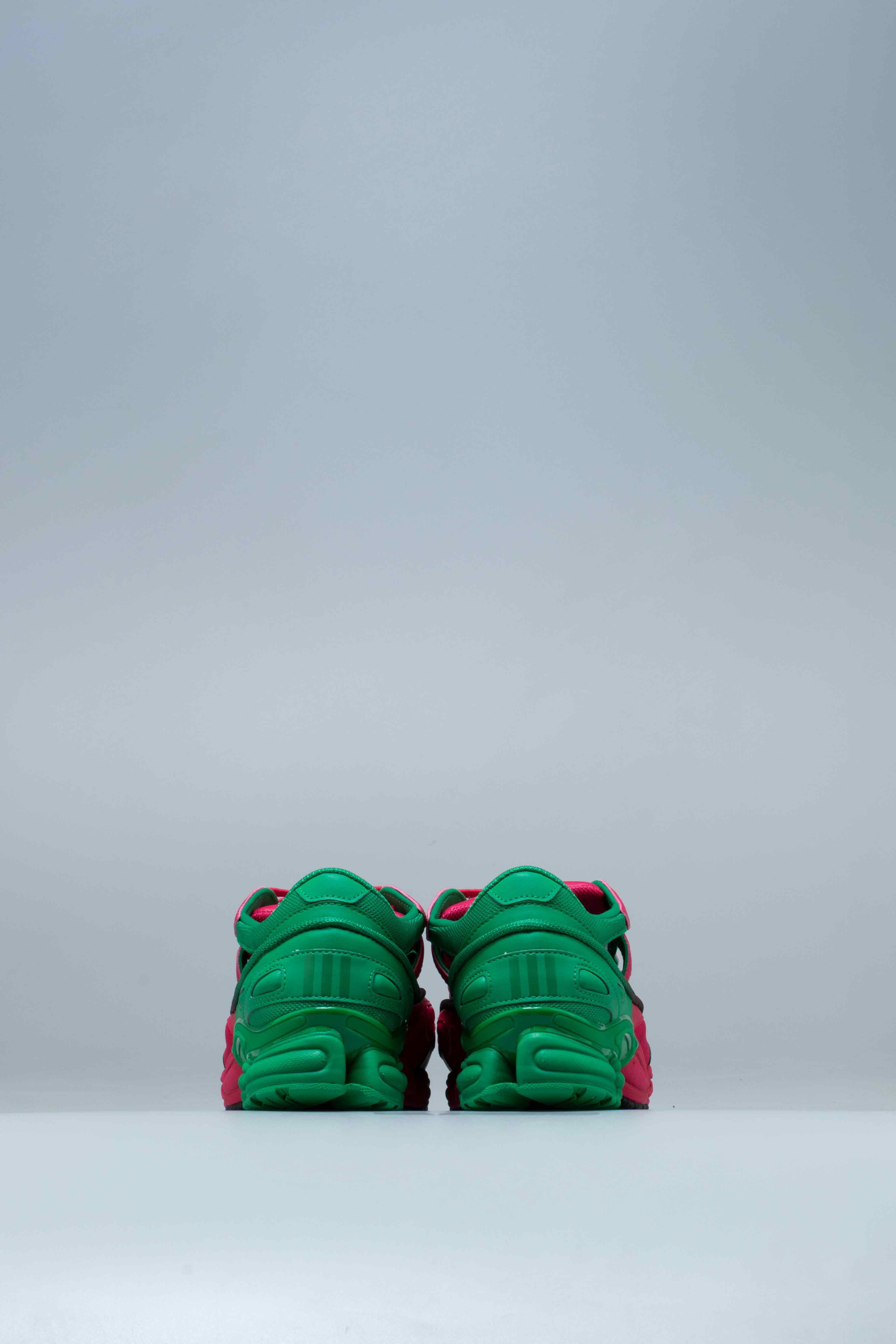 Raf Simons Ozweego Replicant Mens Shoes Green Berry Black