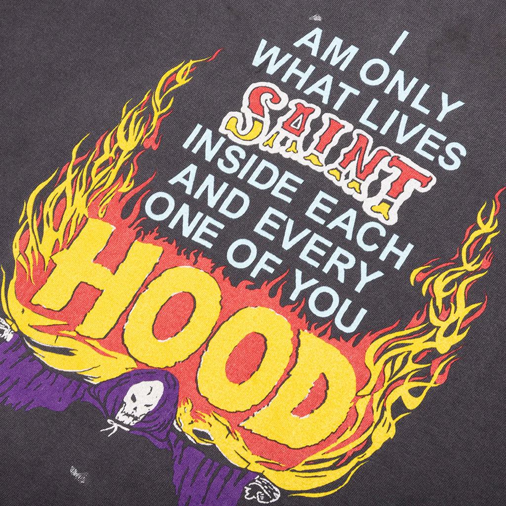 Saint Michael x Neighborhood Mx6 STHD Hood S S Shirt Black