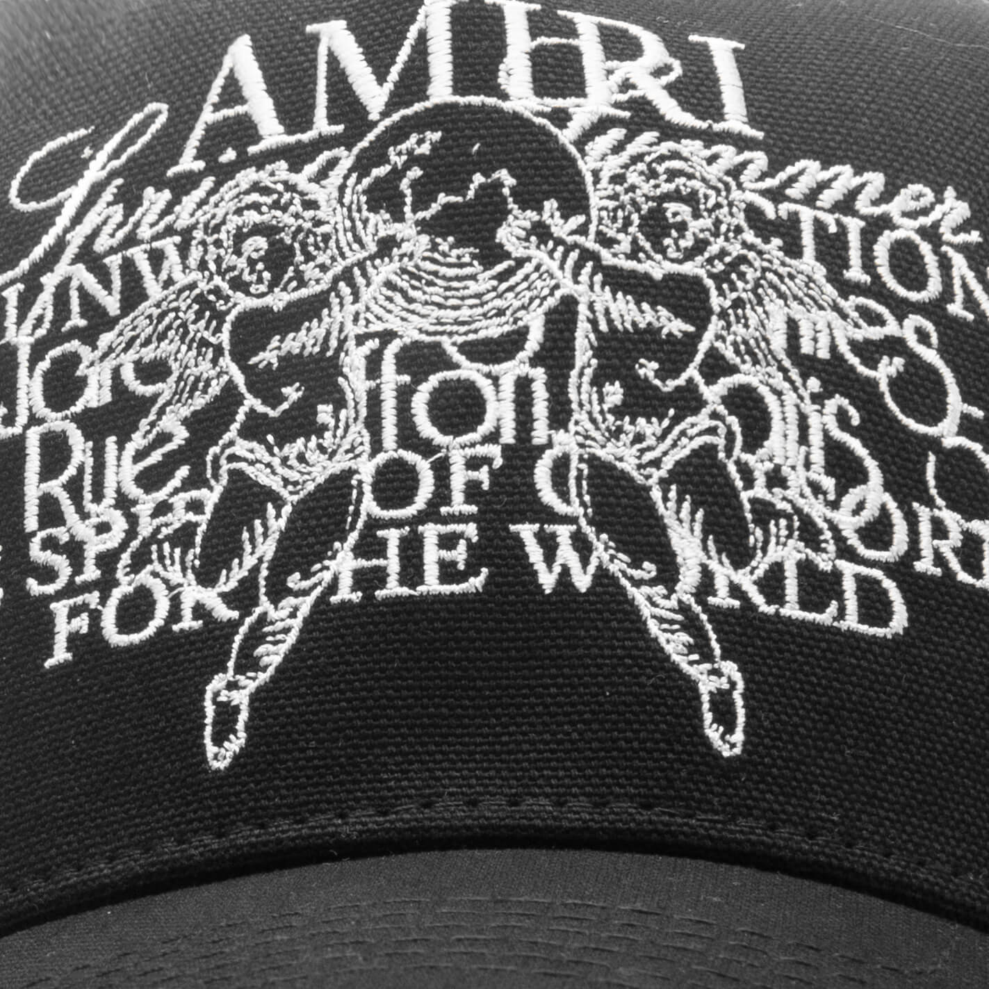 Cherub Trucker Hat Black