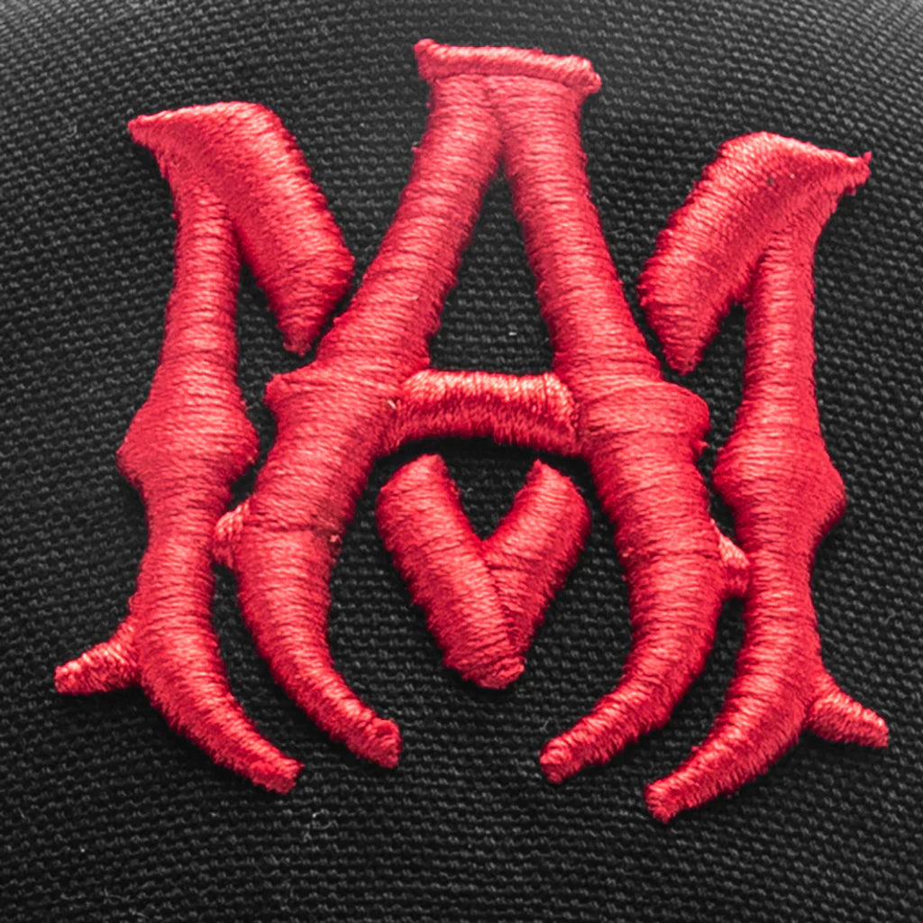 MA Logo Trucker Hat Black Red