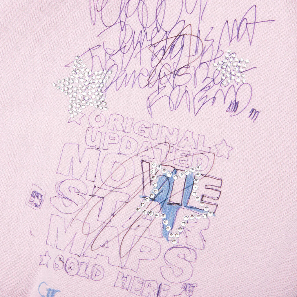 Sum One in Hollywood Luvs Me Crewneck Sweatshirt Pink