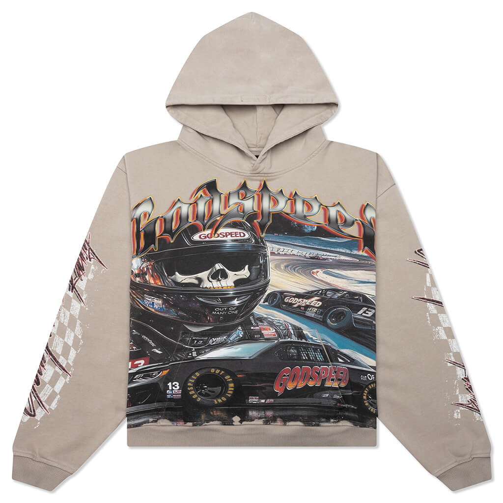 Le Denier Hoodie Stone Grey