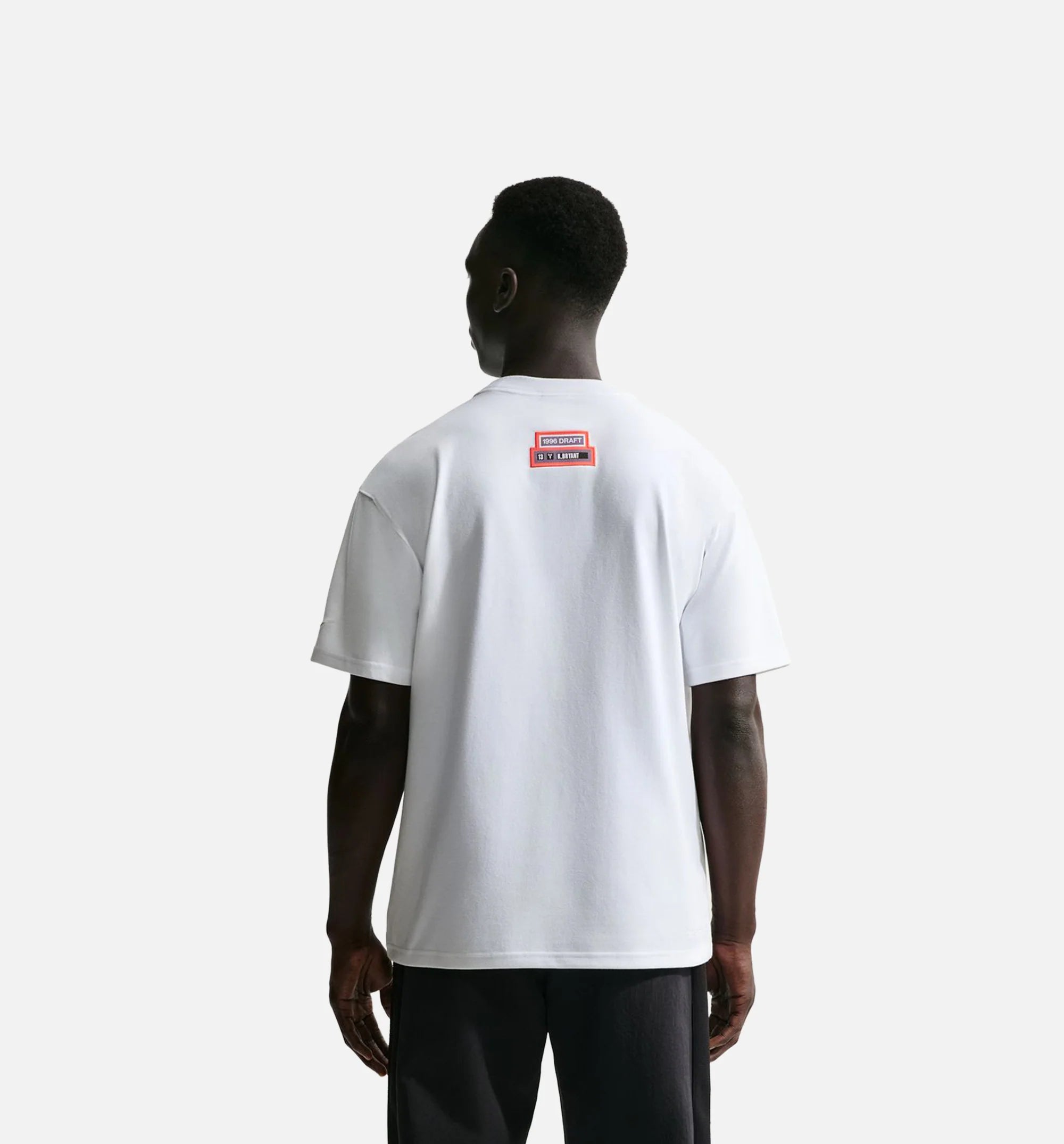 Kobe Bryant 1996 Draft Pack Mens Short Sleeve Shirt White