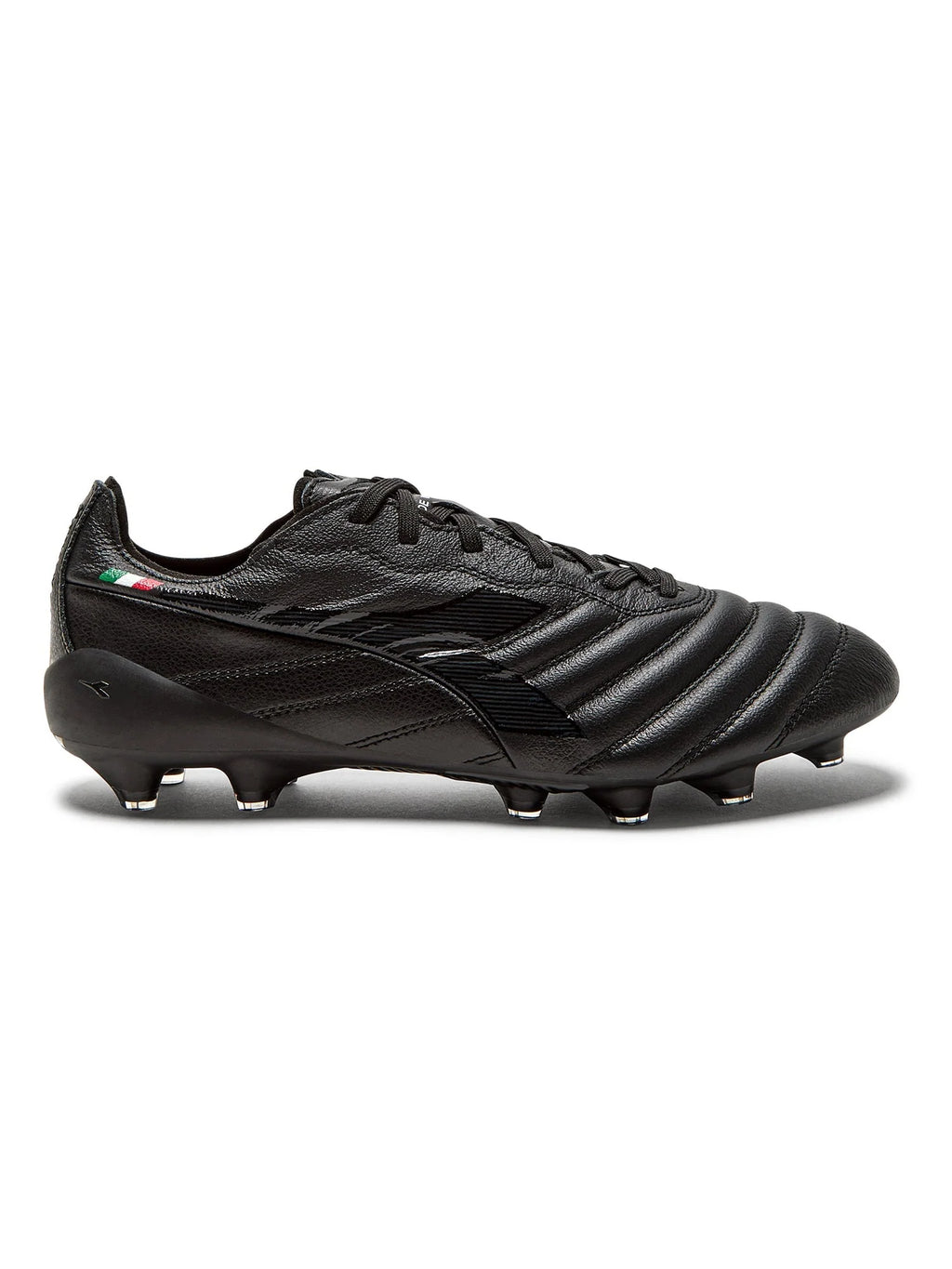Diadora Brasil Elite Tech ITA LPX FG Firm Ground Soccer Cleats Black Black