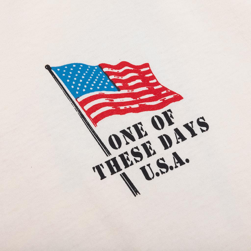 American Flag Cowboy Tee Bone