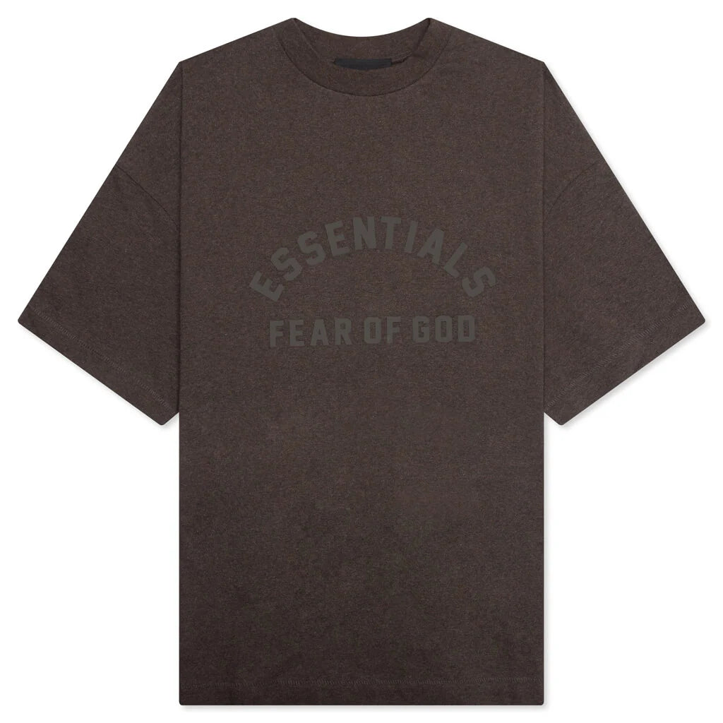 Essentials Heavy S S Tee Heather Wood