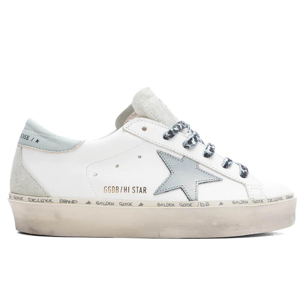 Womens Hi Star Leather Upper and Star Optic White Grey Dawn Orchid Hush