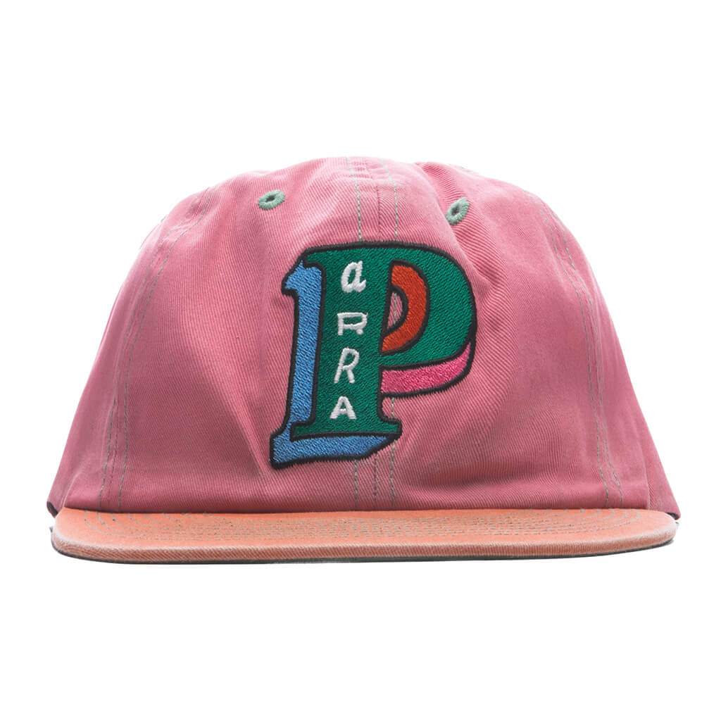 Slanted P 6 Panel Hat Pink