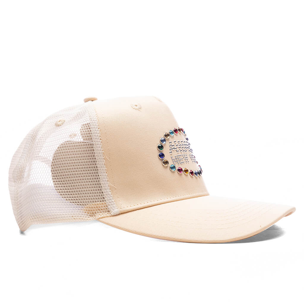 Gem Trucker Hat Ivory