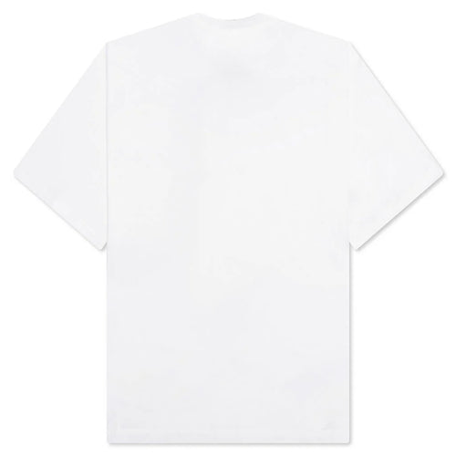 Pop Fields Logo T Shirt Lily White