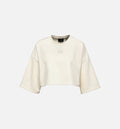 Puma Rihanna Fenty Cropped Crew Neck T Shirt Womens Vanilla Ice