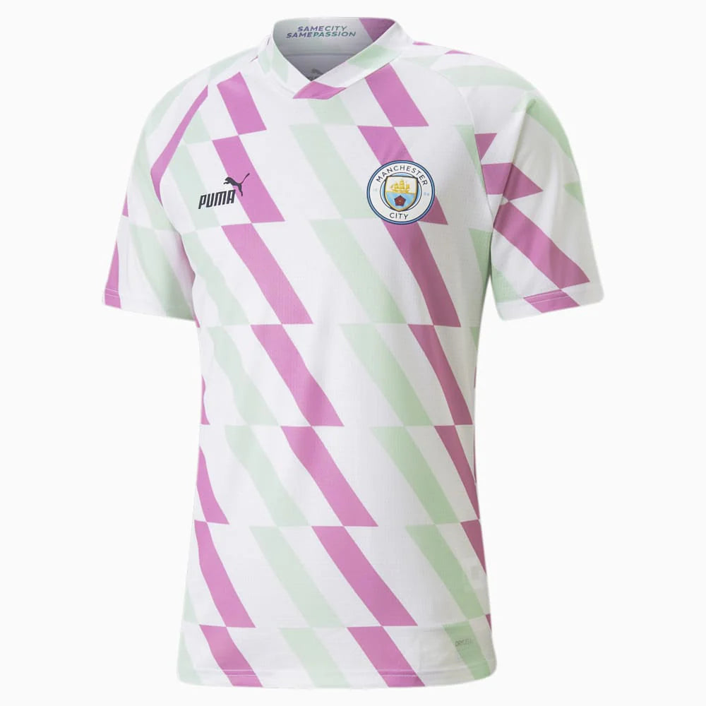 PUMA Manchester City Pre Match Jersey White