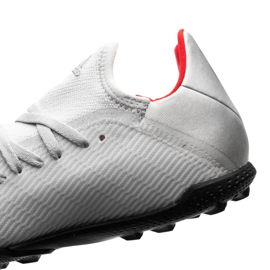 adidas Kids X Tango 193 TF J Silver Metallic High Risk Red